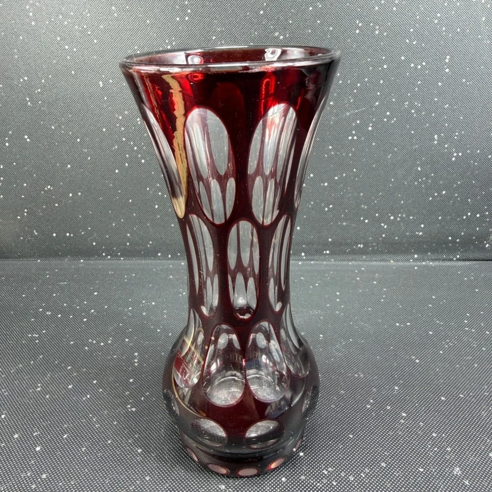 vintage glassware bohemian czech